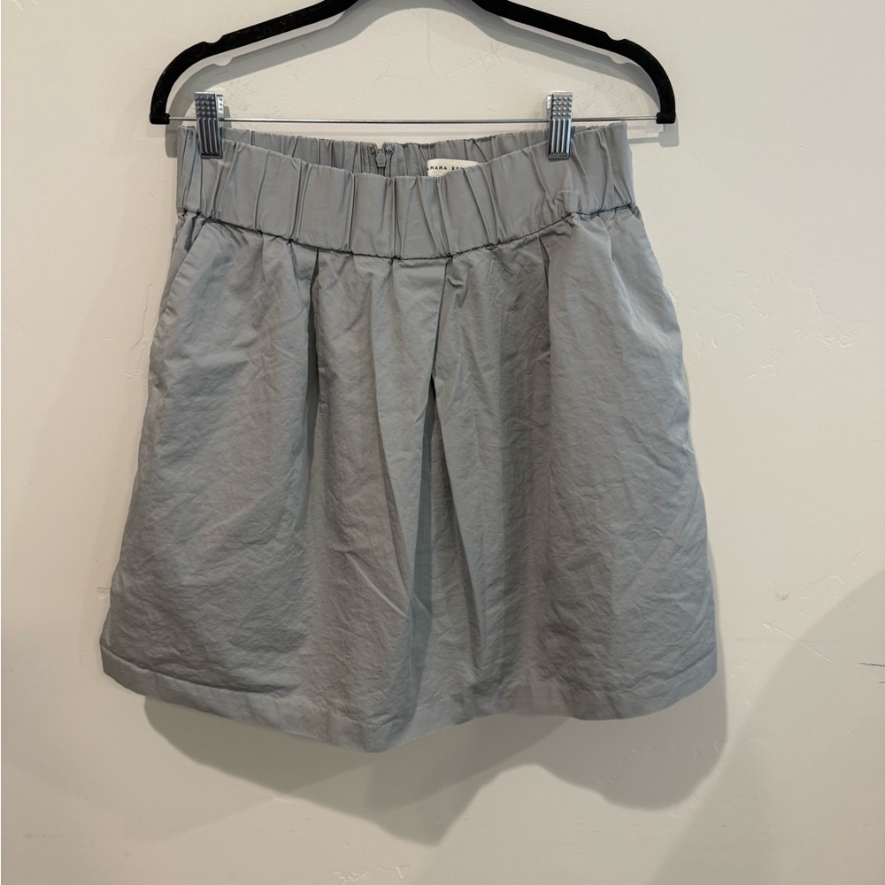 Banana Republic Gray Circle Skirt Womens Medium Office Work Business Feminine